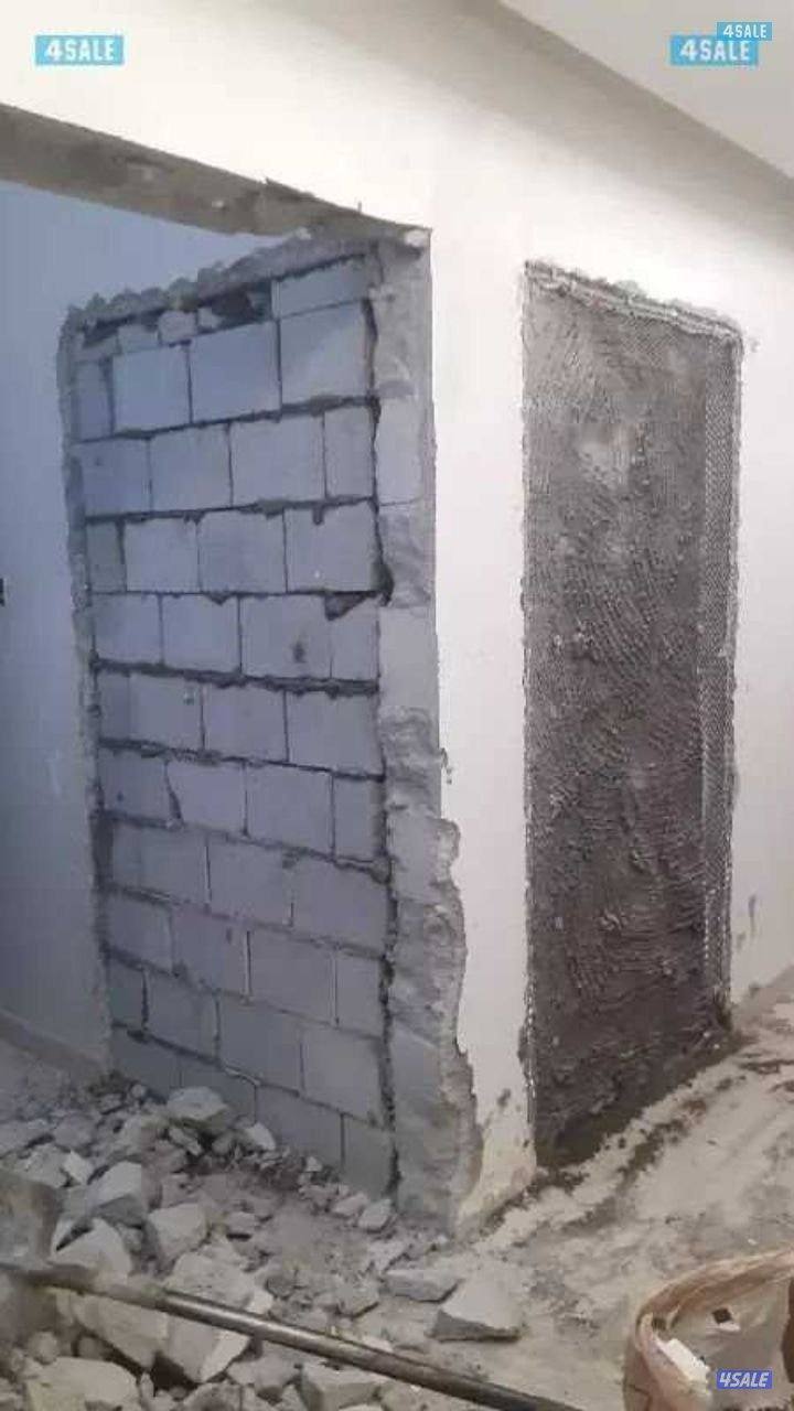 مقاولات عامه تكسير بناء مساح وسجنما تكسير حمامات ومطابخ ترميمات توسعات7