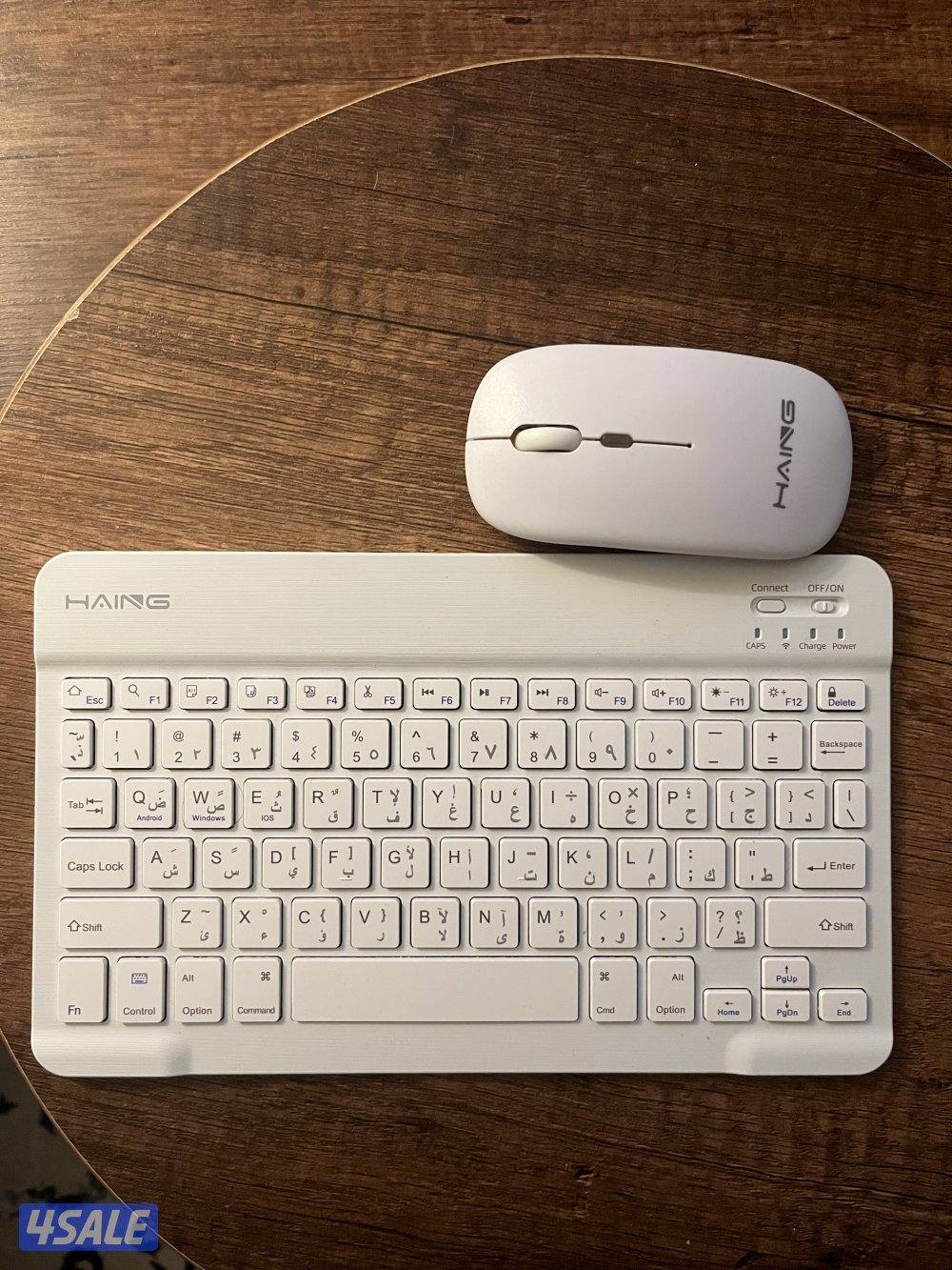 كيبورد ايباد keyboard for iPad مع ماوس with لا سلكي mouse1