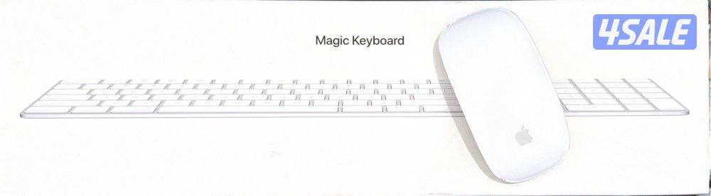 للبيع طقم أبل الأصلي (Apple Magic Keyboard + Magic Mouse 23