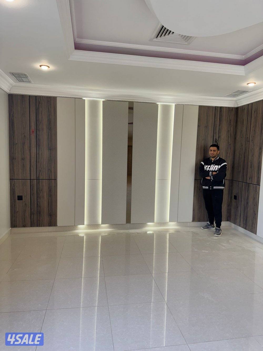 تنفيذ اعمال الديكور والصبغ الداخلي وورق جدران ديكورات خشبيه8