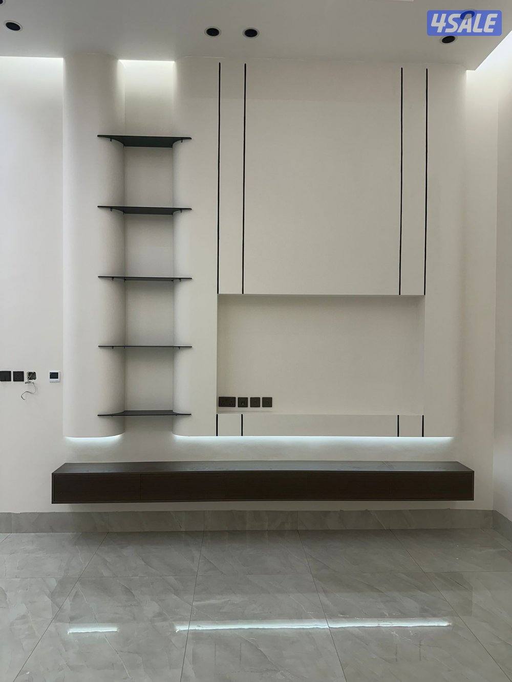 تنفيذ اعمال الديكور والصبغ الداخلي وورق جدران ديكورات خشبيه1