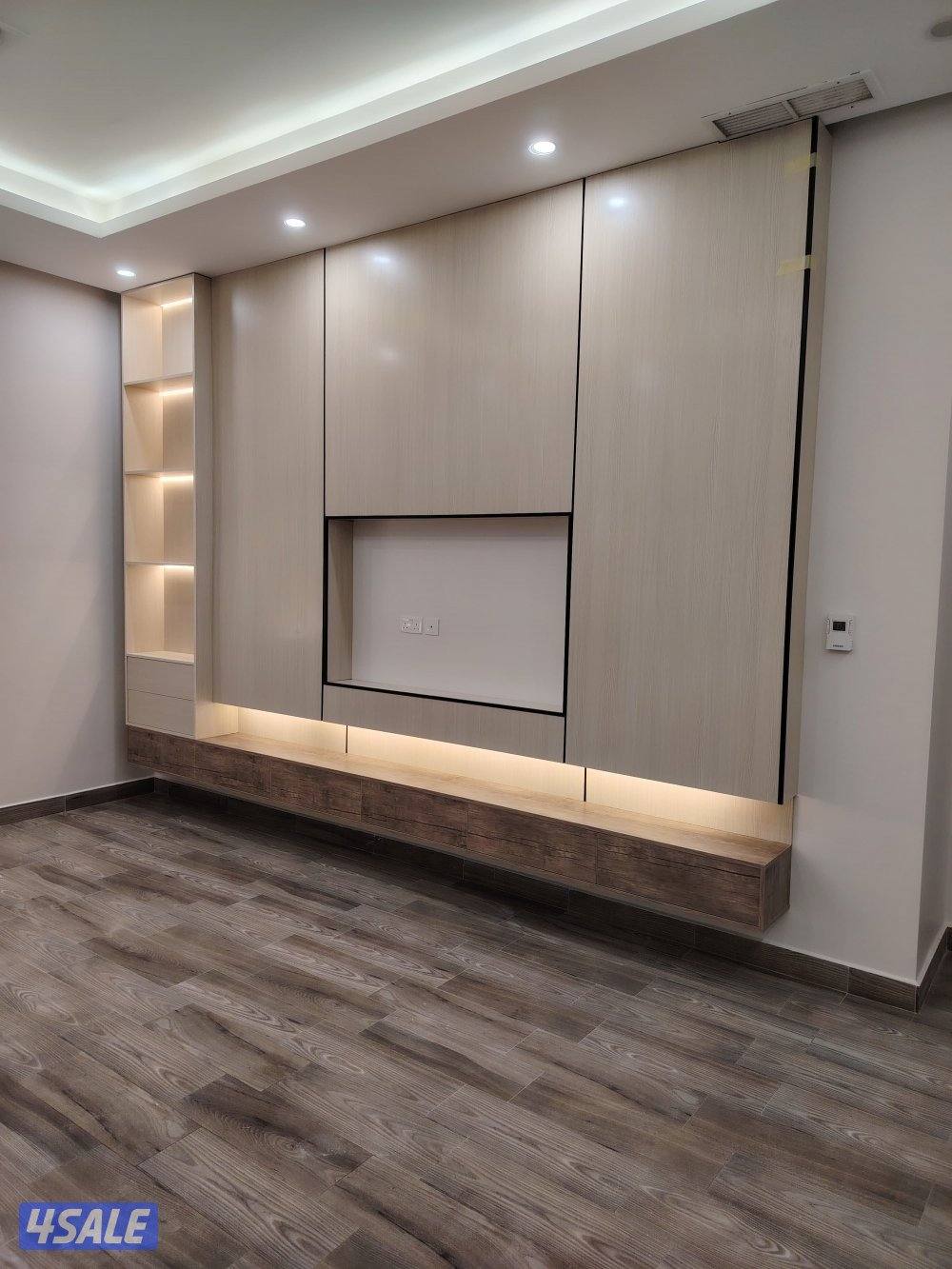 تنفيذ اعمال الديكور والصبغ الداخلي وورق جدران ديكورات خشبيه12