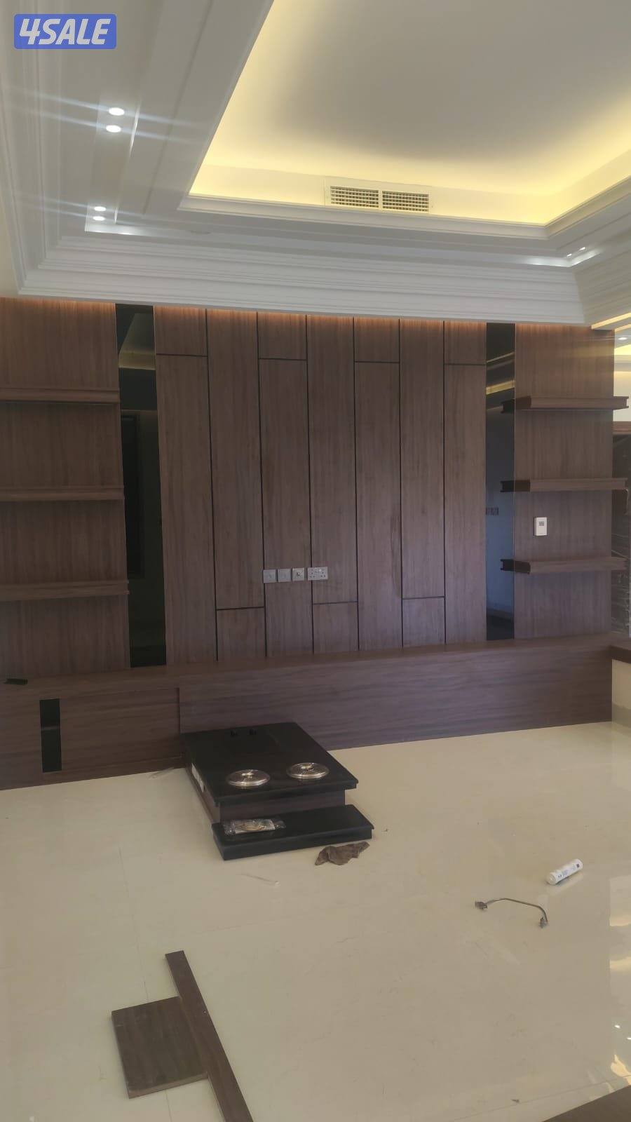 تنفيذ اعمال الديكور والصبغ الداخلي وورق جدران ديكورات خشبيه14