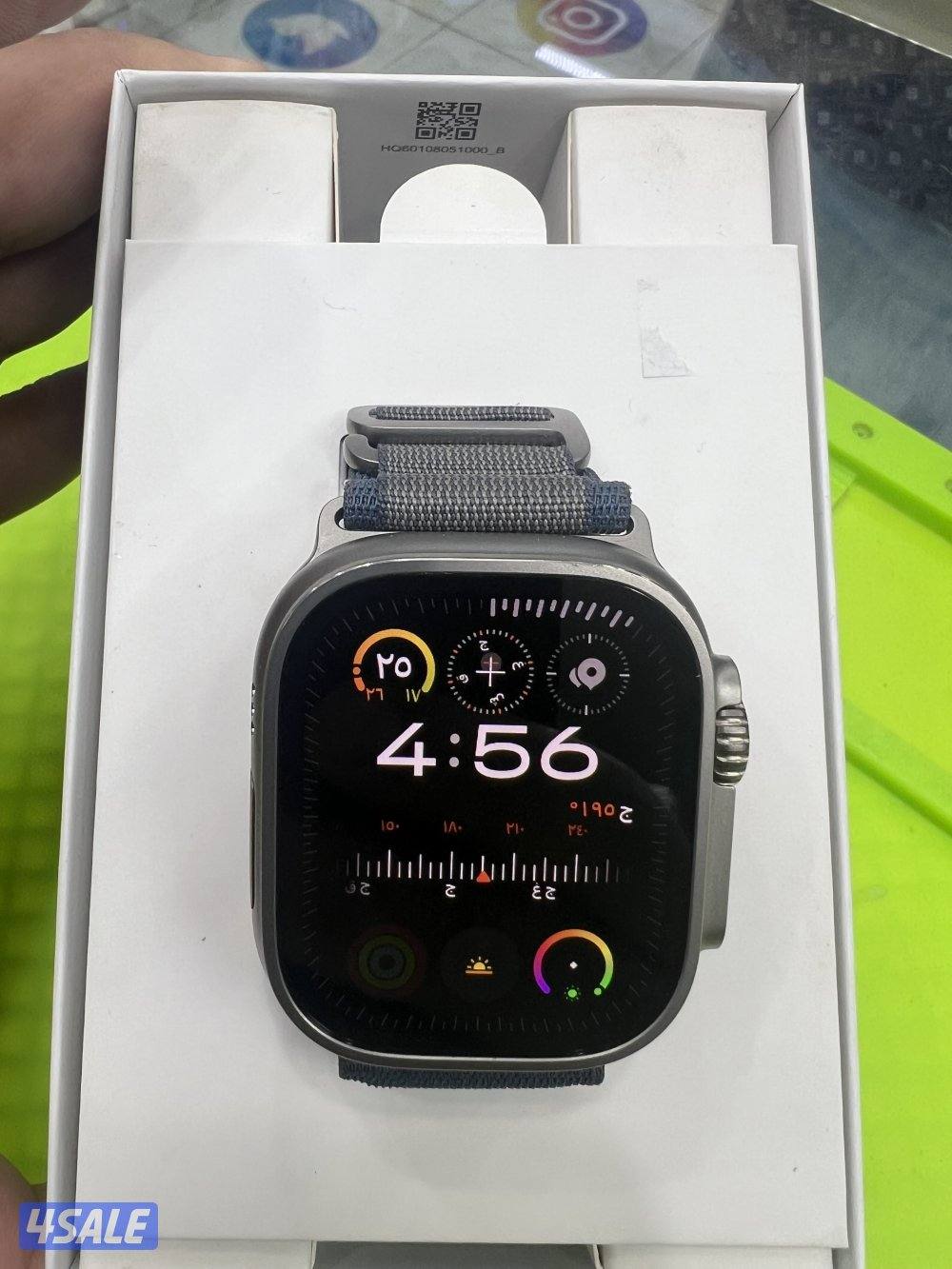 مستعمله ساعة ابل ultra2 بطارية 100‎%‎0