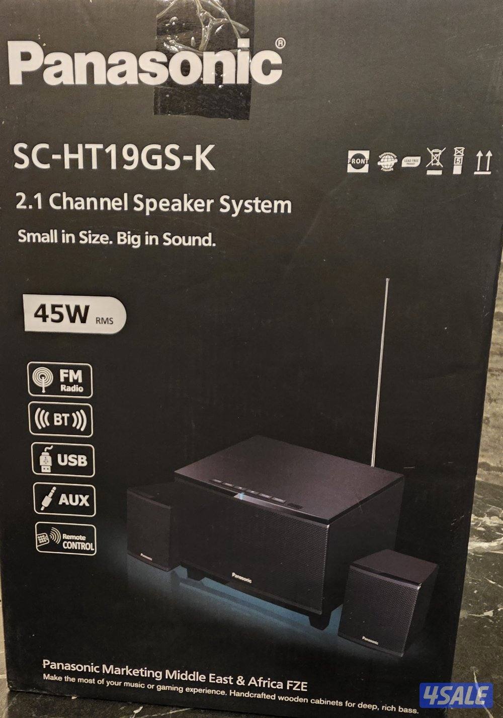 🔥 للبيع سماعات باناسونيك جديدة 🔥
سماعة Panasonic SC-HT19GS-K
📦1