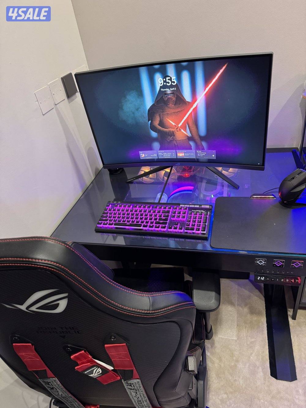Gaming PC with full accessories كمبيوتر قيمنج مع كامل المرفقات0