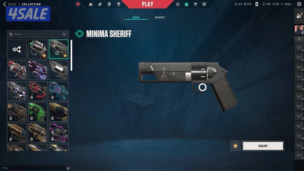 حساب فالورانت . Valorant account4