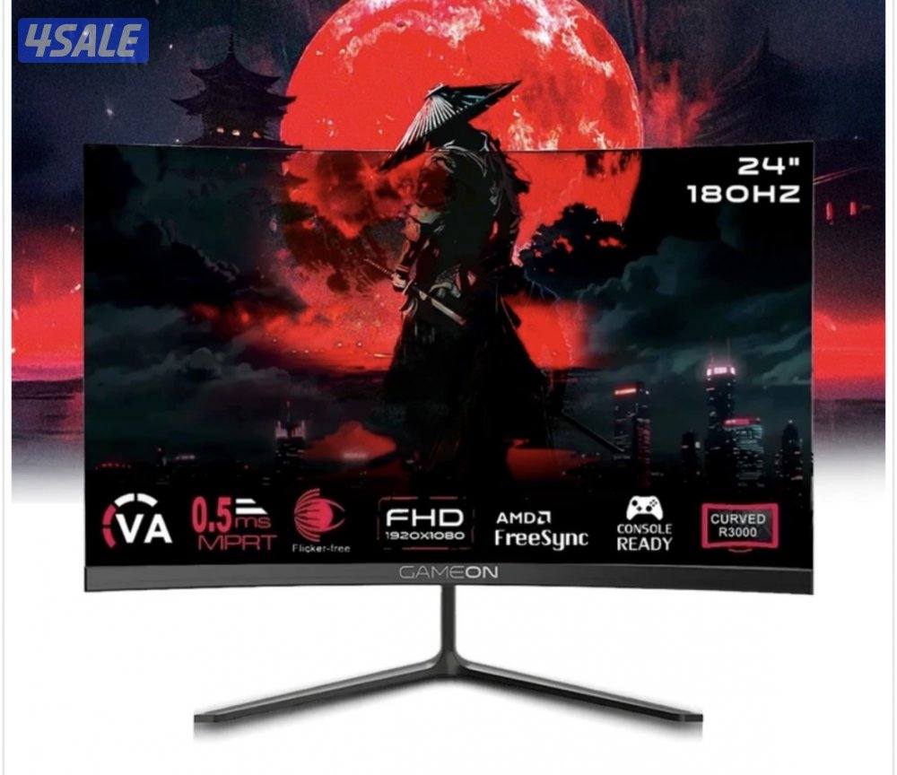 شاشة قيمنق 24 بوصه 180hz شبه جديده استعمال اسبوع0