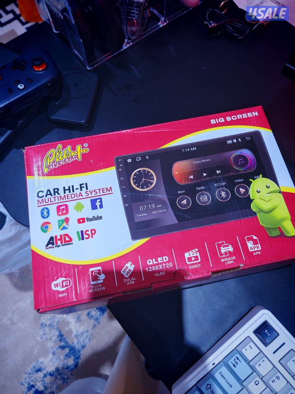 شاشة اندرويد للسيارات 4 RAM و التخزين 642