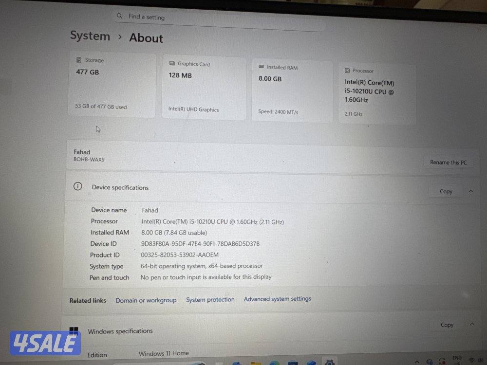 لابتوب Huawei للبيع2