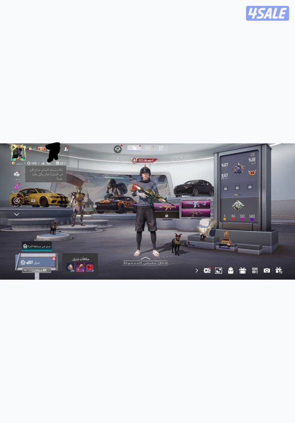 للبيع حساب ببجي0