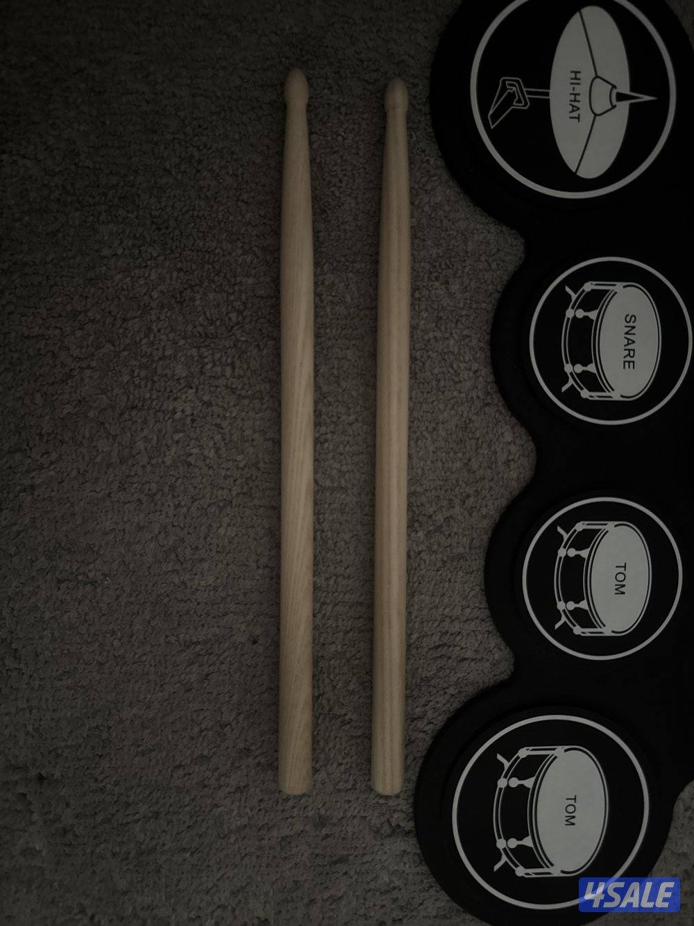 🔥🔥🔥✅✅✅Electric drum set 🥁 ⚡️  جهاز للعب وايرات وكآمل التجهيزات2