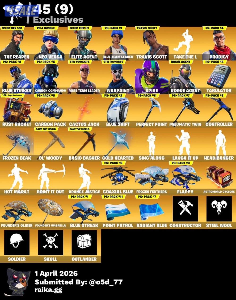 حساب فورت نايت1