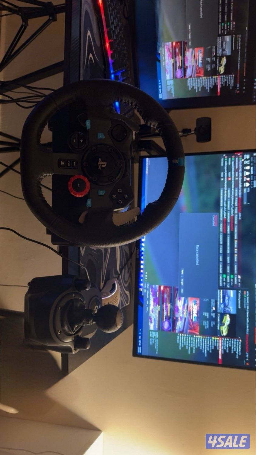 سكان G29 مع القير والدواسات0