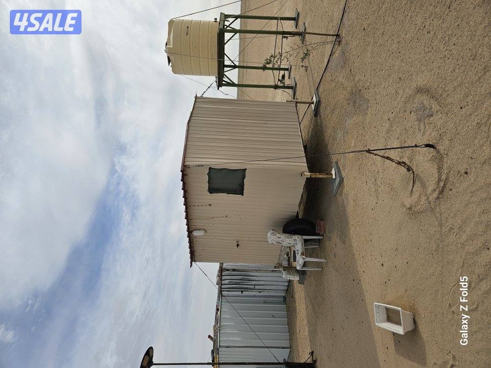 للبيع شالية حارس جاهز ٢/٣ مع برج وتانكي ٥٠٠ شغل عدل0