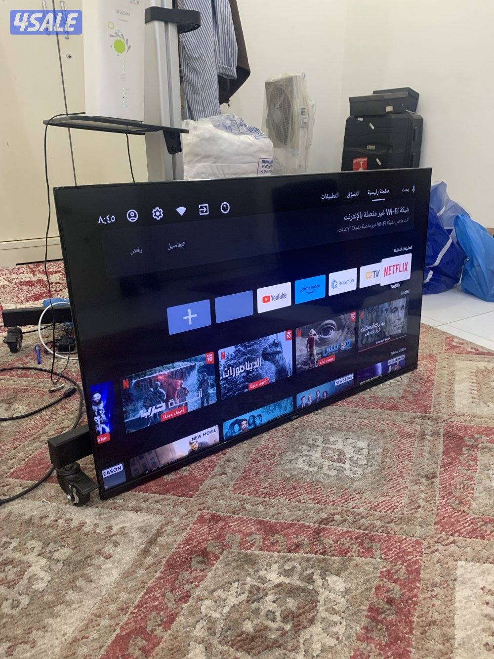 للبيع تلفزيونات 55 و 43 بوصه 4k سمارت 2026 توصيل 24 ساعة1