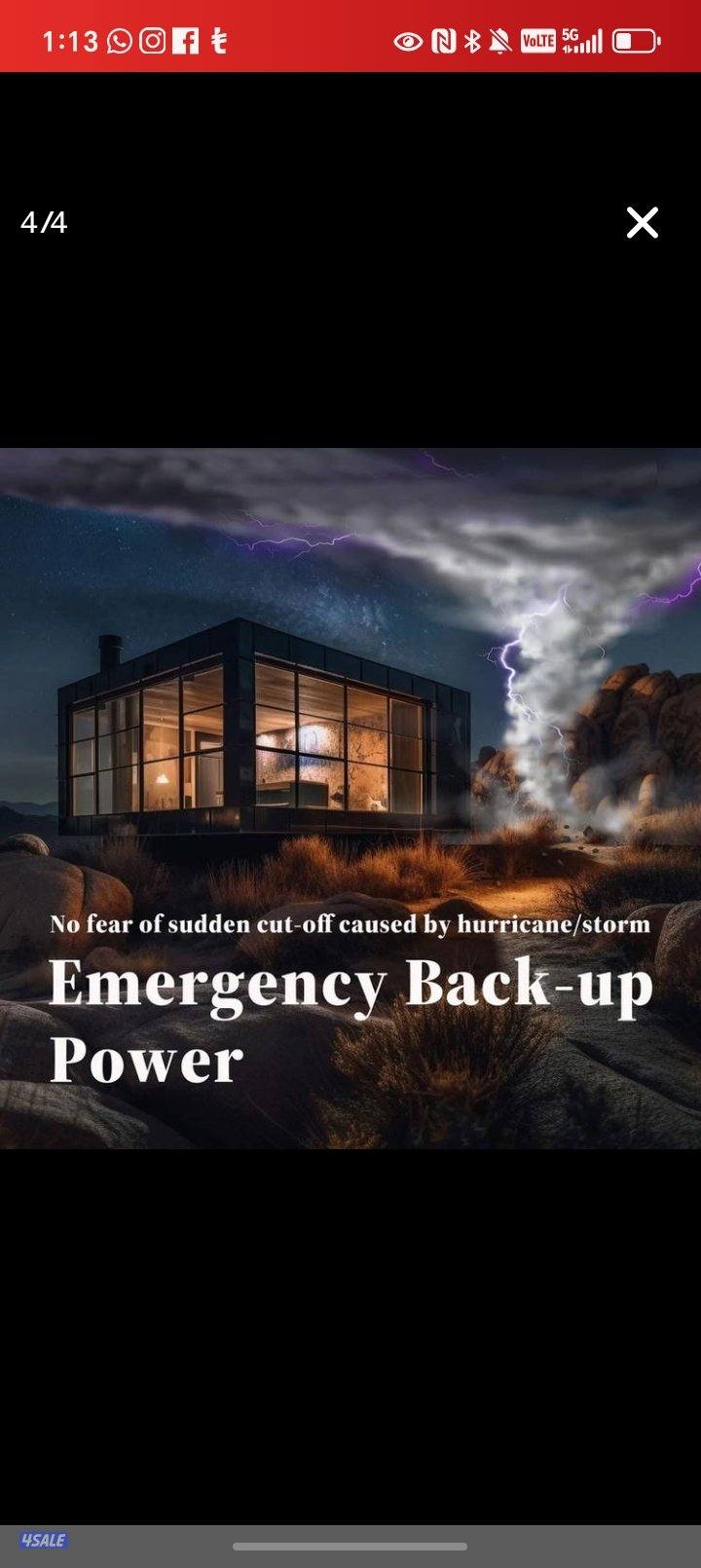 بطارية باور ستايشن تحتوي محطة الطاقة المحمولة على مجموعة كاملة من مناف3