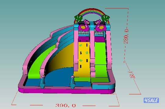 للبيع نطاطيات مائية جديده بالكرتون2