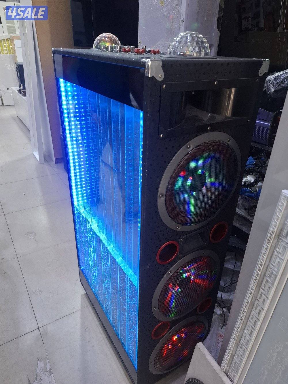 سماعه حجم كبير دبل سماعات من الامام. والخلف.. مع أضاءه وحوض ماء4