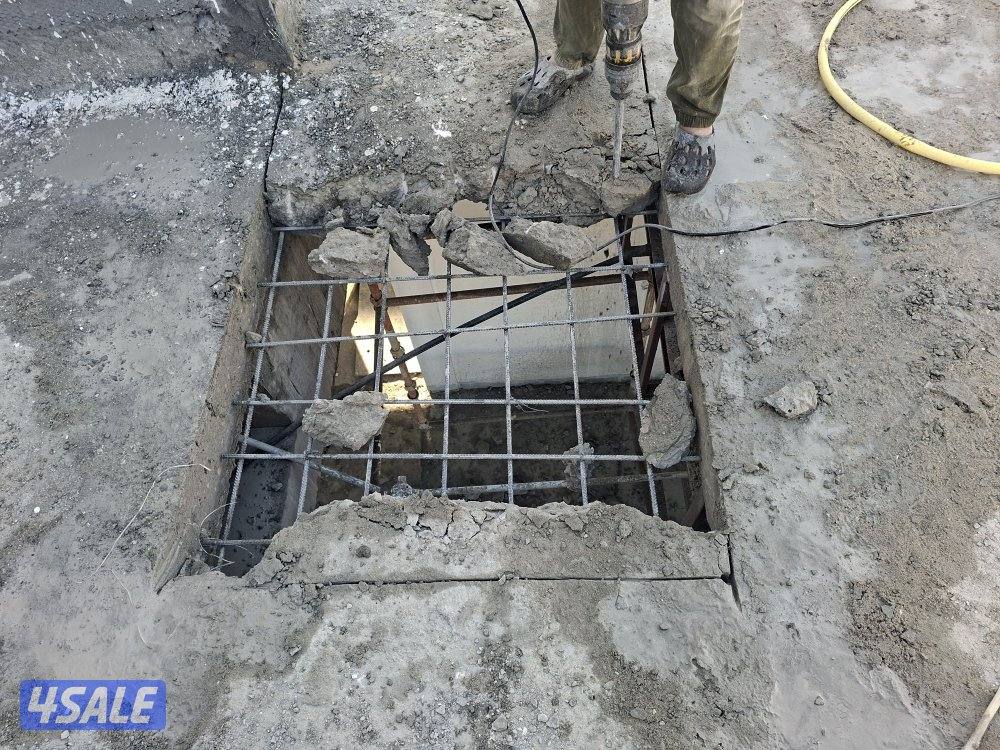 قص خرسانه وفتحات كورليزر3