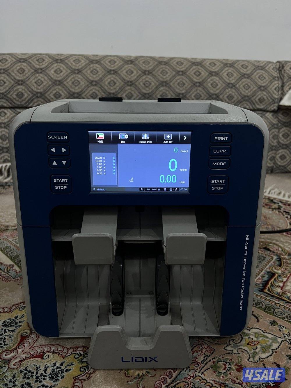 للبيع جهاز عد النقود وكشف التزوير0