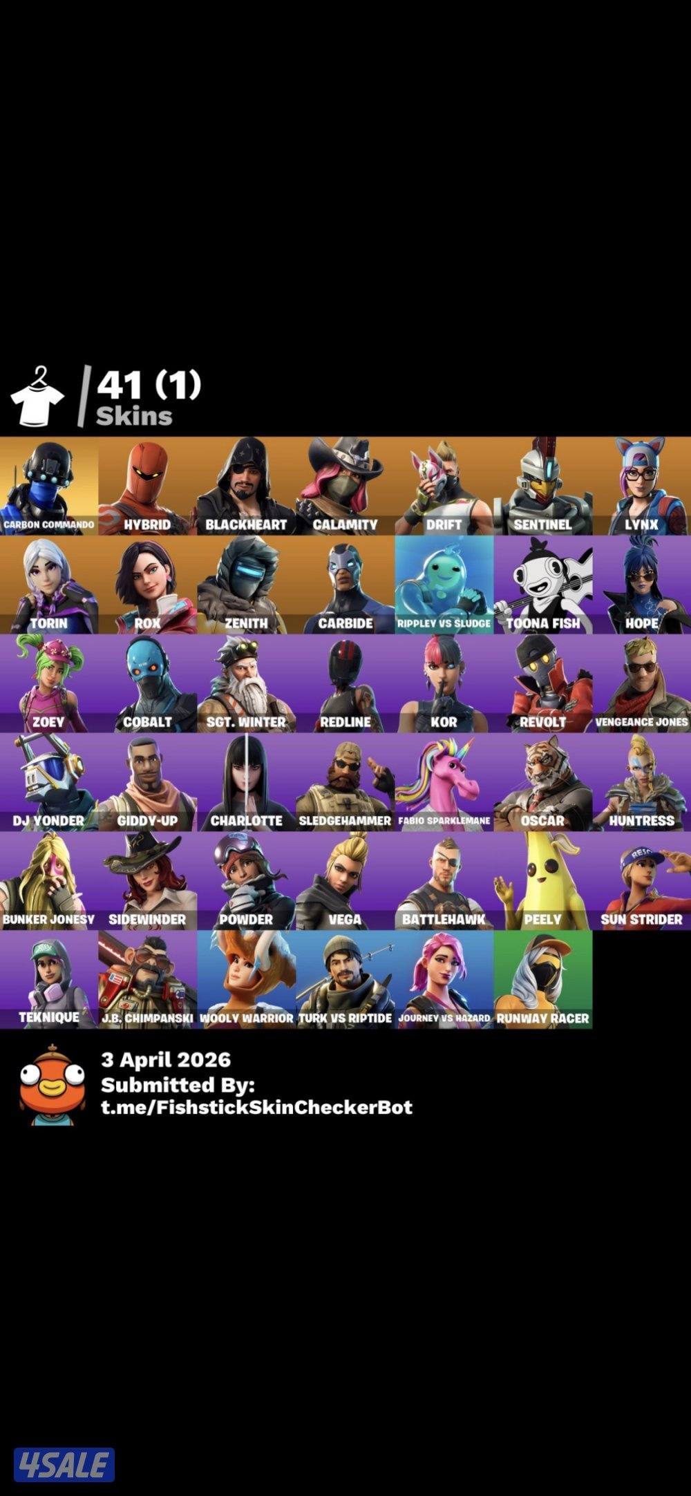 حساب نادر للبيع (( ابيك فقط مو سوني))فيه مظلة ماكو و سيزن ٤1