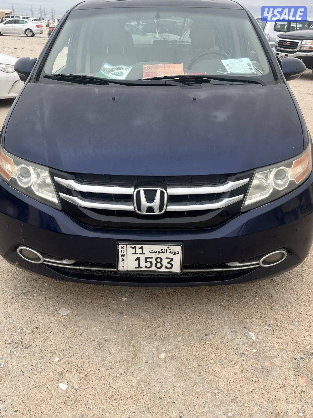 للبيع هوندا اوديسي موديل 2014 شرط الفحص قير و مكينه و شاصي4