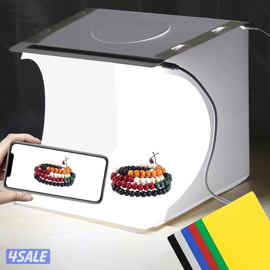 ابدأ مشروعك الاحترافي: صندوق الإضاءة المتكامل لتصوير المنتجات3