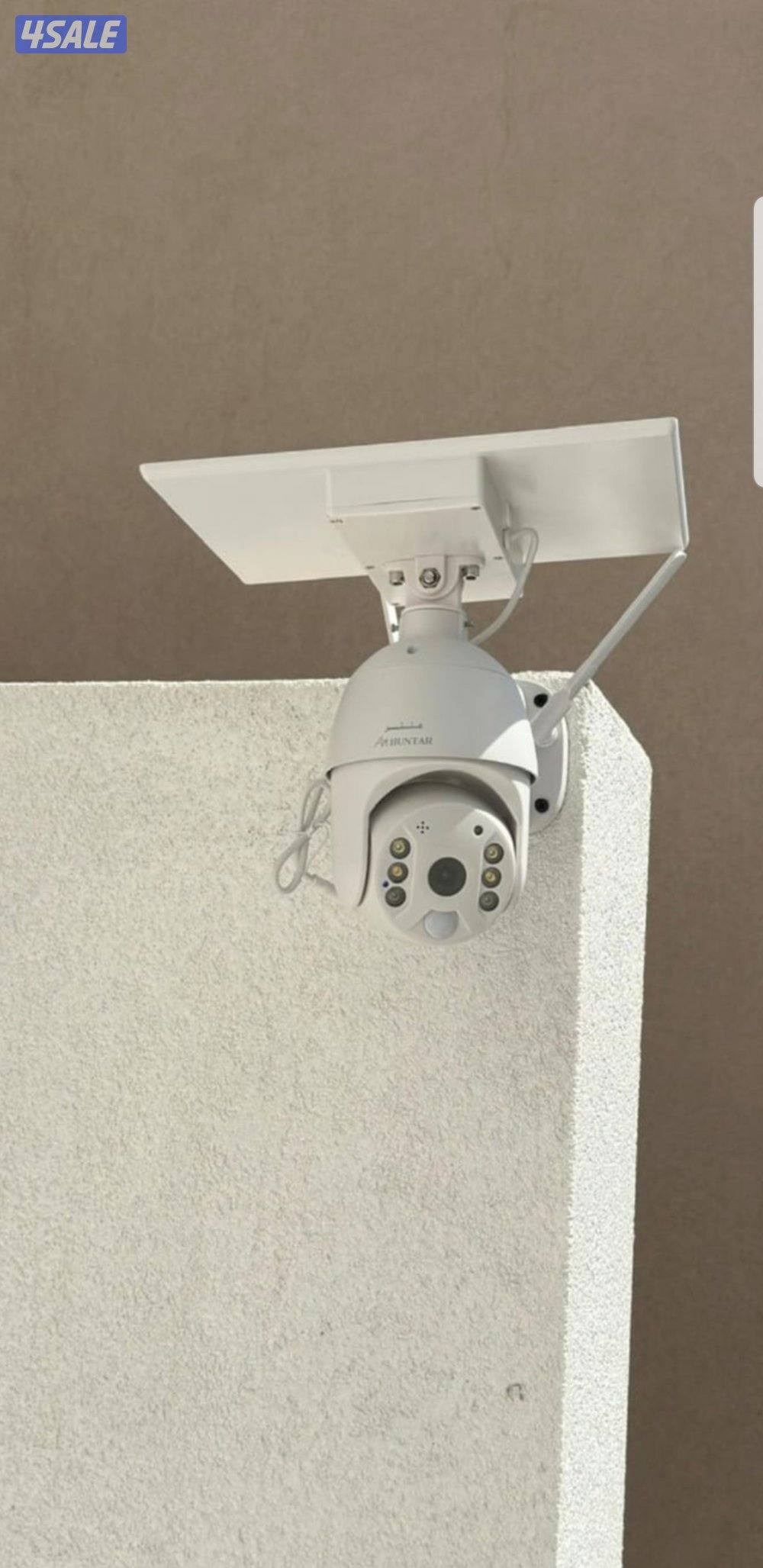 كاميرا طاقه شمسيه متحركه بجميع الاتجاهات صوت وصوره سبيكرمايك1