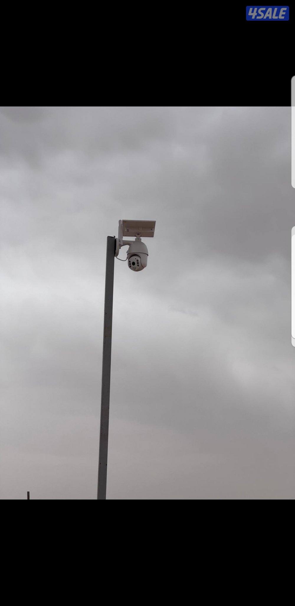 كاميرا طاقه شمسيه متحركه بجميع الاتجاهات صوت وصوره سبيكرمايك2