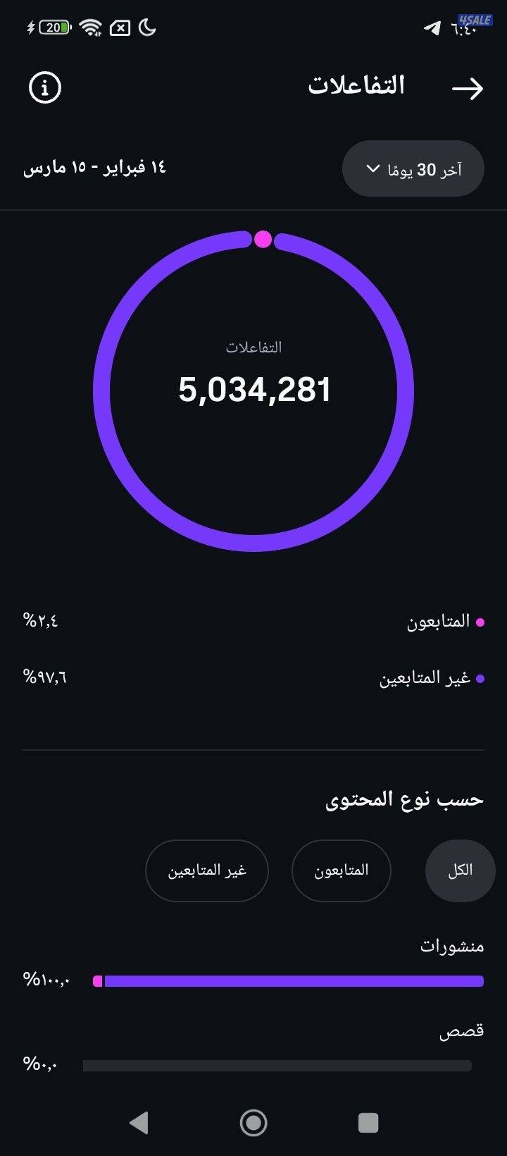حساب انستجرامم 190k ومشاهدات عالييييه وكلهم عربب!!!!!0