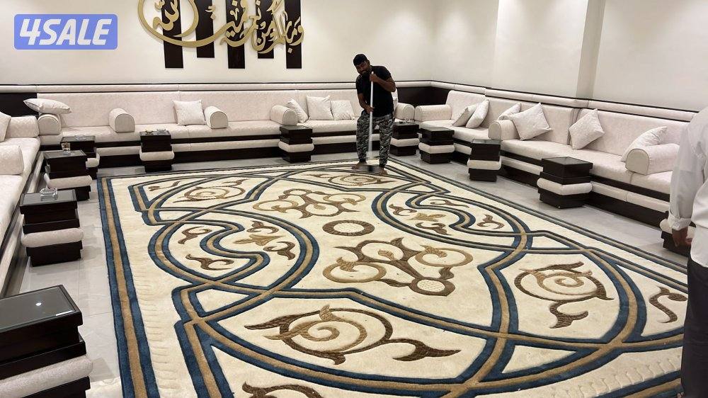 افرش منزلك من اجود الزوالي سادة مشجر نقشات حفر مساند ستاير1