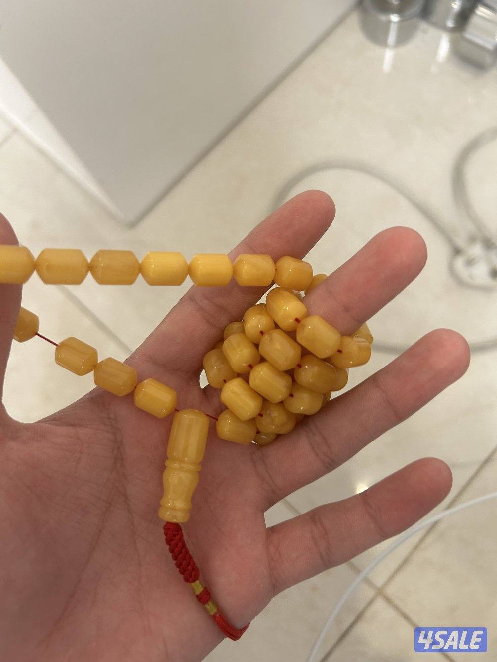 مسباح كهرب بولندي قديم. ٤٥ خرزة و ٣٦ غرام1