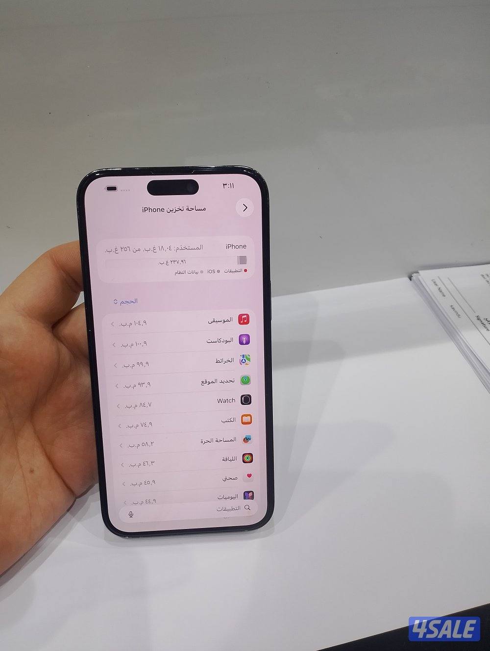 ايفون 14pro max جيجا 256 مو مفتوح6