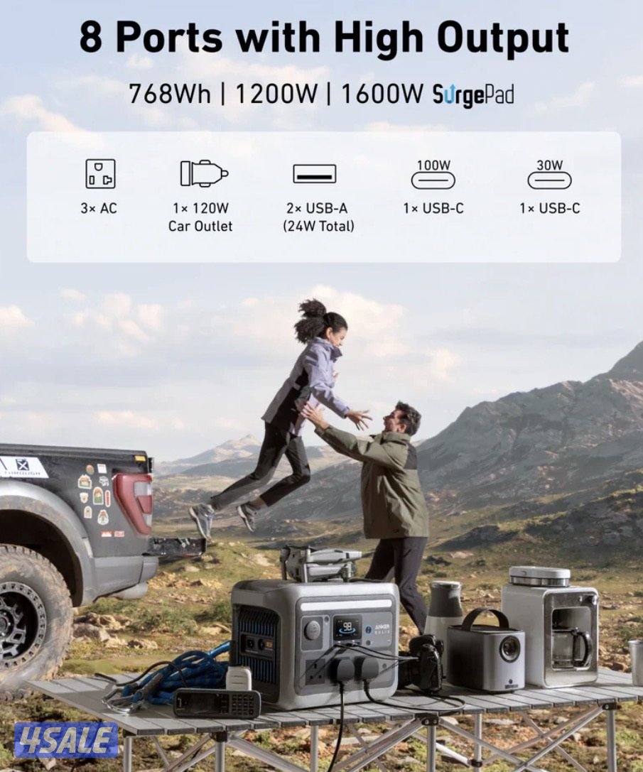 Anker solix battery C800  New2