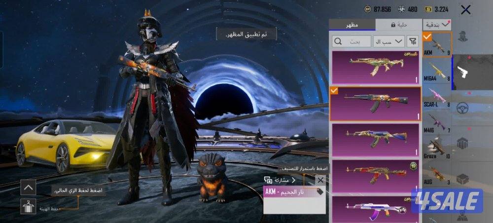 حساب ببجي قوي ماشاء الله9