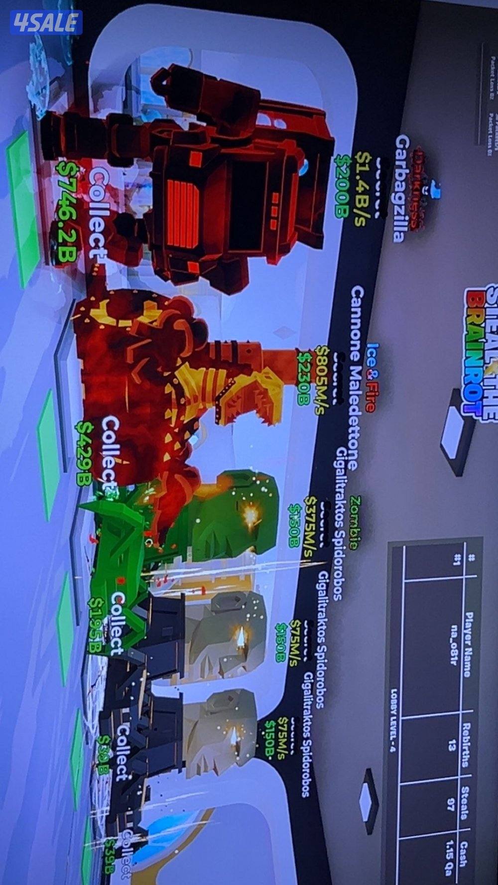 حيوانات ماب السرقة فورت مدفع عنكبوت شاحنة تنين غواصة قودزيلا0