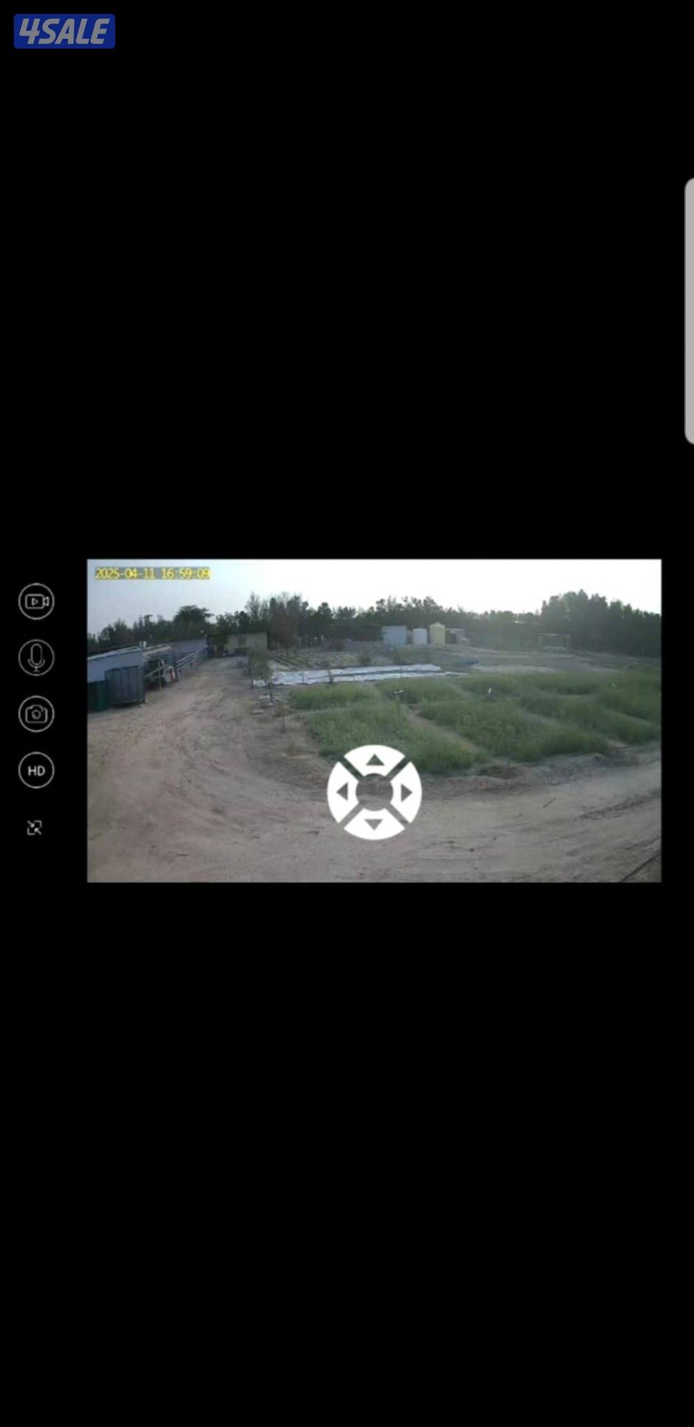 كاميرا طاقه شمسيه متحركه بجميع الاتجاهات صوت وصوره سبيكرمايك4