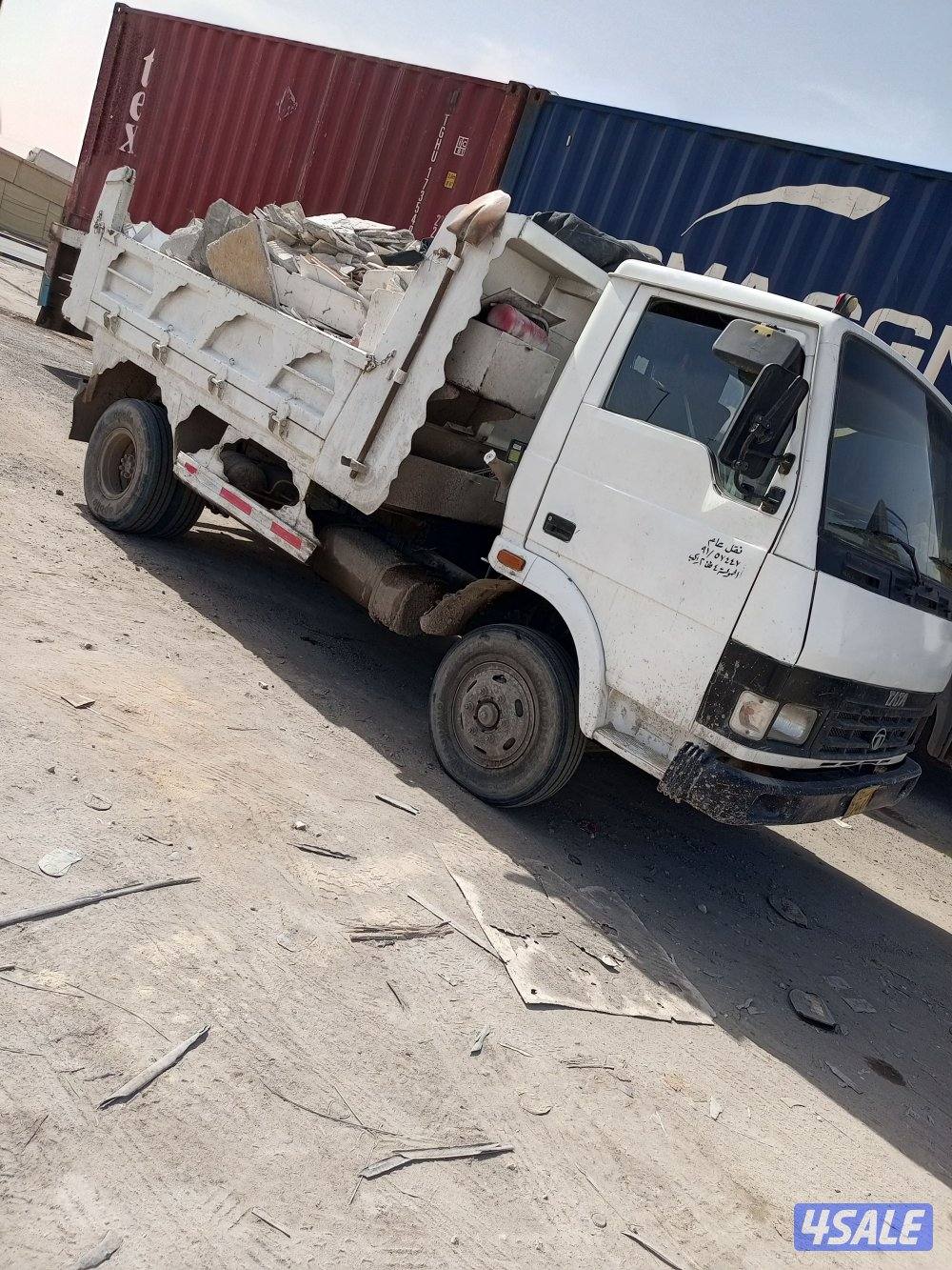 نساف رمل وصلبوخ وانقاض وسماد وتربه زراعيه واسفلت مع الشغل4