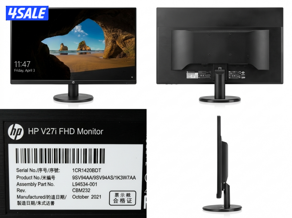 HP V27i G5 27” Monitor0