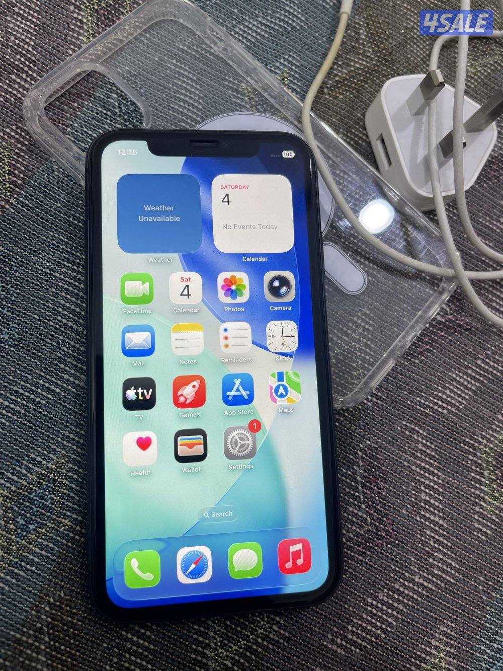 ايفون 11 ابل الاصلي 128 قيقا بطارية 100 نظيف وشغال تمام1