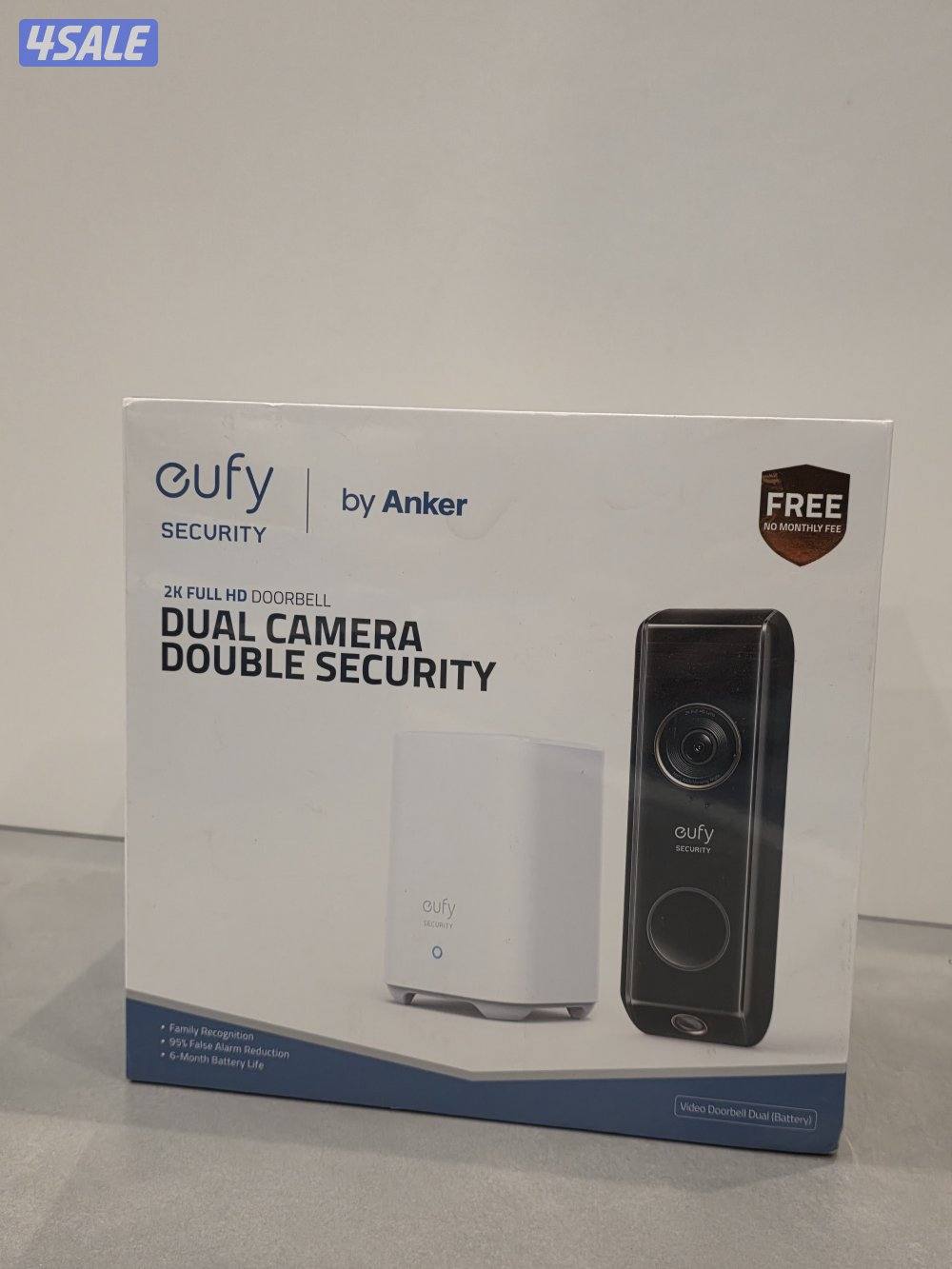 جرس ذكي جديد بالكرتون Eufy 2K بدون اشتراك0