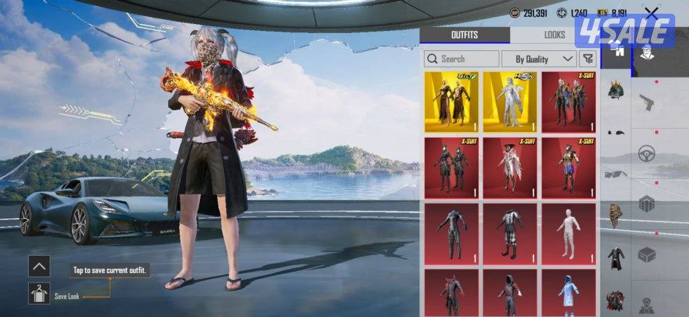 اكونت ببجي متكامل لفل ٩١ نوادر وقدبم0