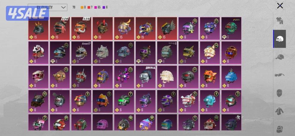 اكونت ببجي متكامل لفل ٩١ نوادر وقدبم9