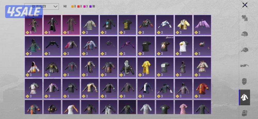 اكونت ببجي متكامل لفل ٩١ نوادر وقدبم11