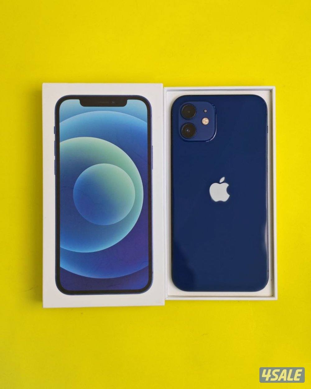 ايفون 12 128 جيجا أزرق بطارية 78% مستعمل كالجديد iPhone 12 128GB Blue0