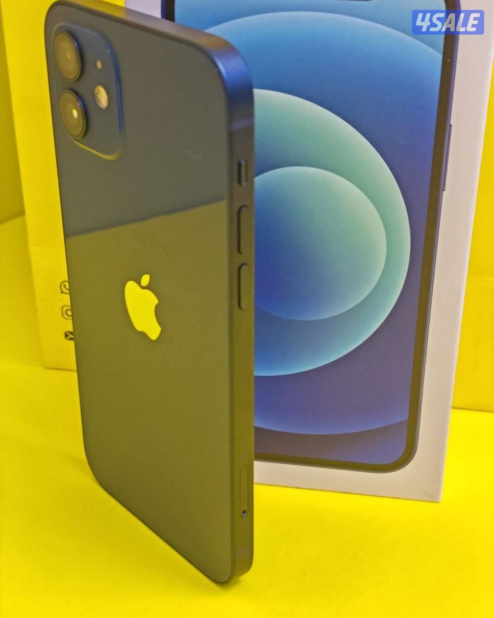 ايفون 12 128 جيجا أزرق بطارية 78% مستعمل كالجديد iPhone 12 128GB Blue6