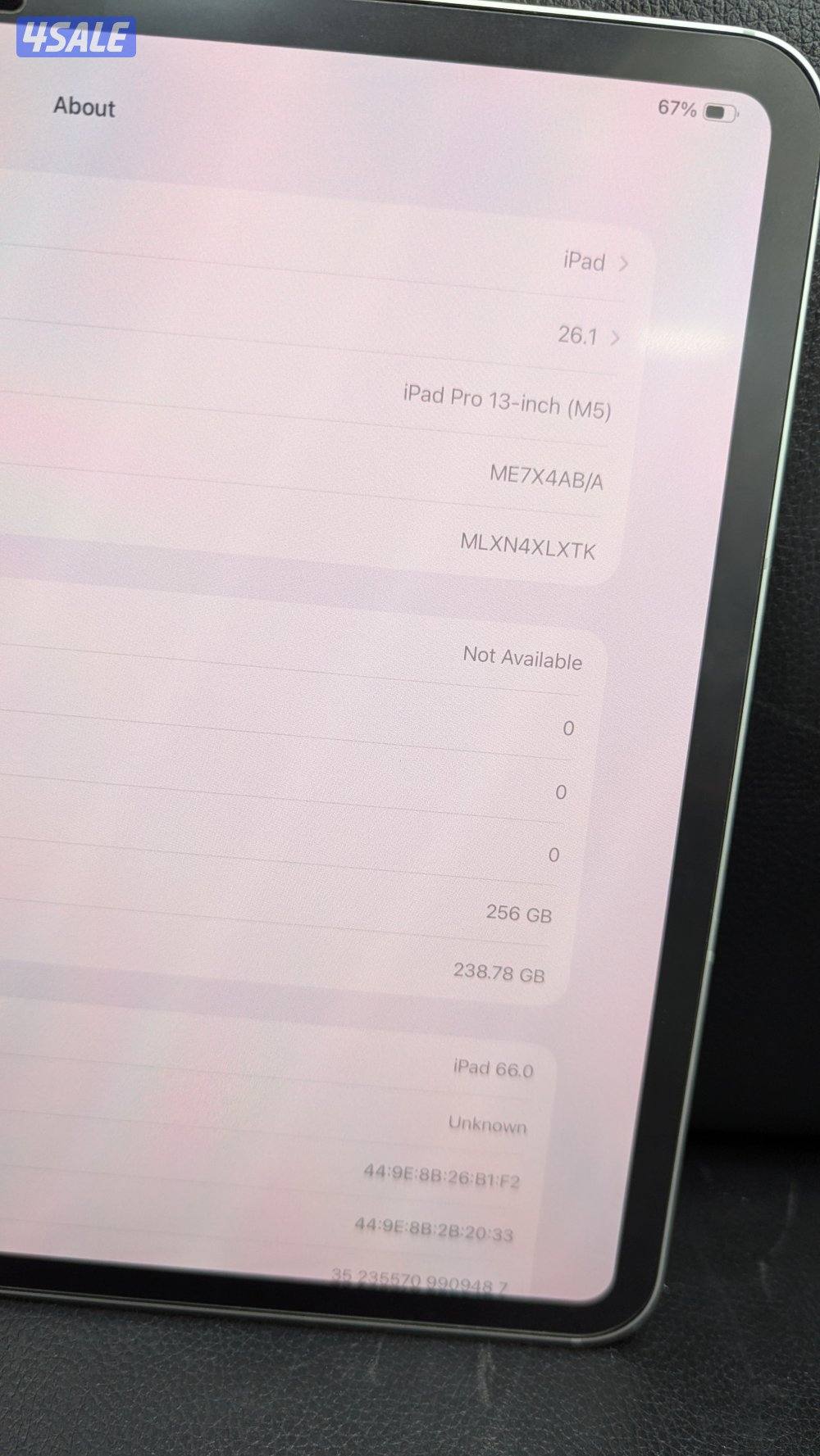 Apple ipad pro M5 Wifi + Cellular 256 GB4