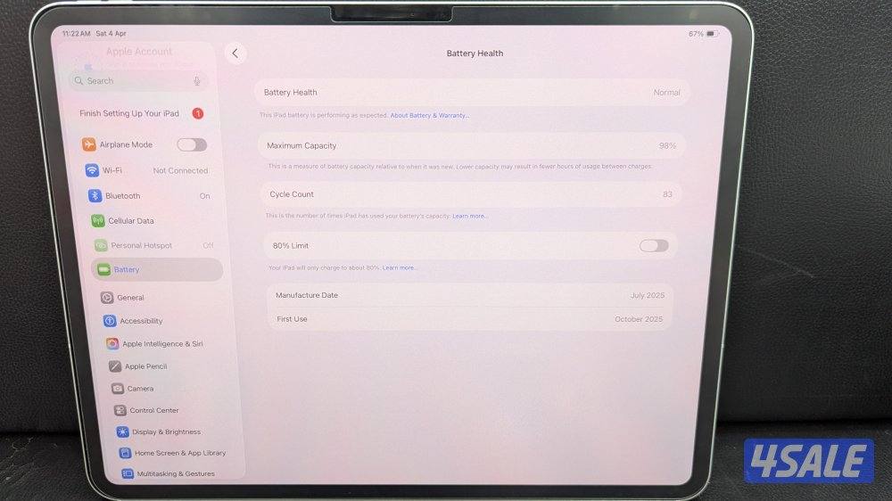 Apple ipad pro M5 Wifi + Cellular 256 GB3