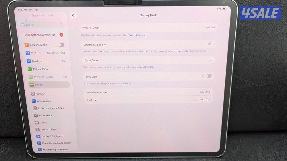 Apple ipad pro M5 Wifi + Cellular 256 GB11